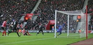 Images Dated 21st November 2015: Unforgettable: Bojan Krkic's Game-Winning Goal - Stoke City's 0-1 Victory over Southampton