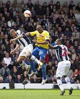 Images Dated 4th April 2009: West Brom vs Stoke City: Clash at The Hawthorns, April 4, 2009