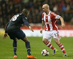Stoke City v Manchester United Collection: Winter Clash: Stoke City vs Manchester United - December 18, 2013