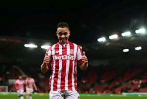 Peter Odemwingie Collection: Winter Clash: Stoke City vs Norwich City - January 13, 2016 at Bet365 Stadium