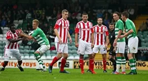 Images Dated 7th August 2012: Yeovil Town v Stoke City